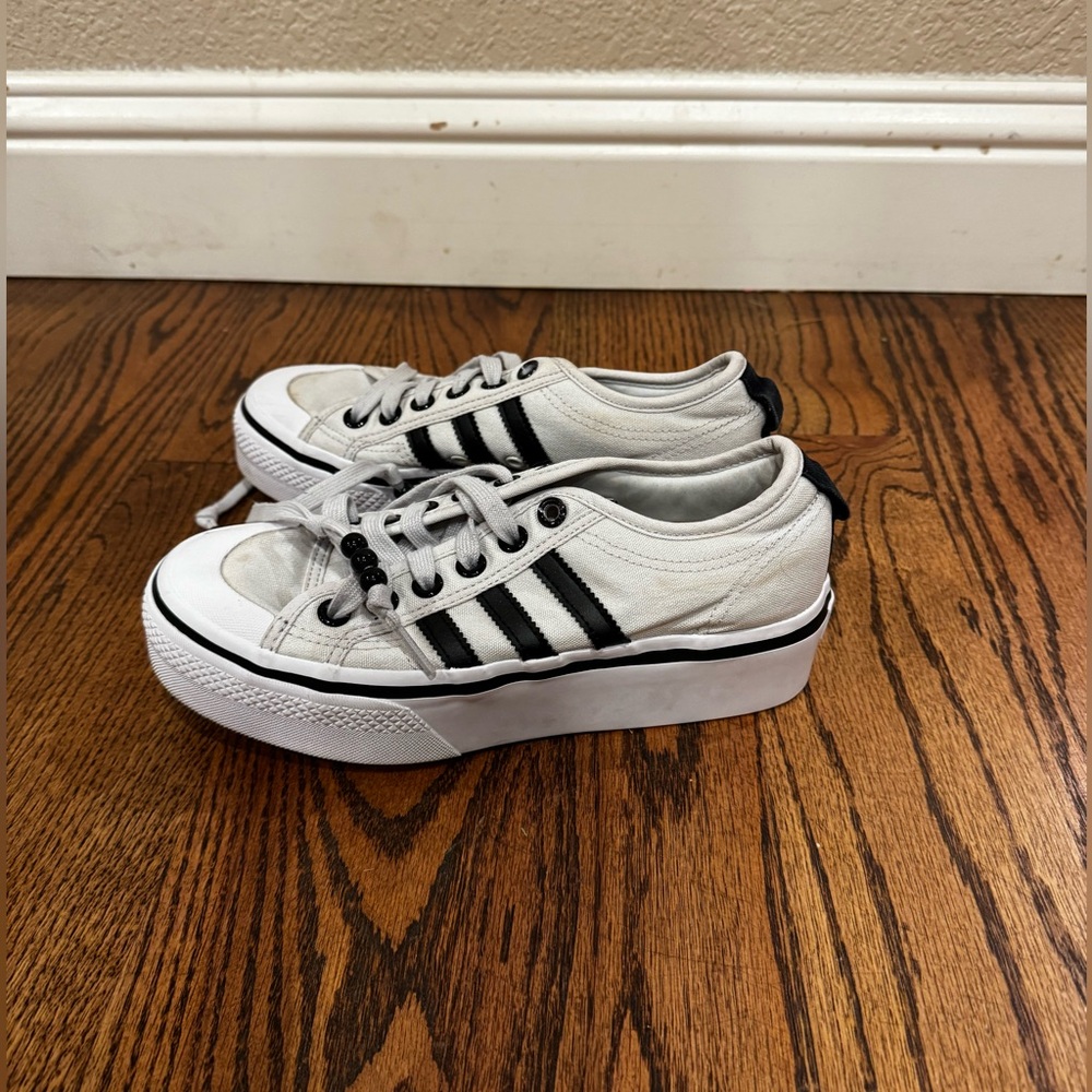Adidas nizza platforms
